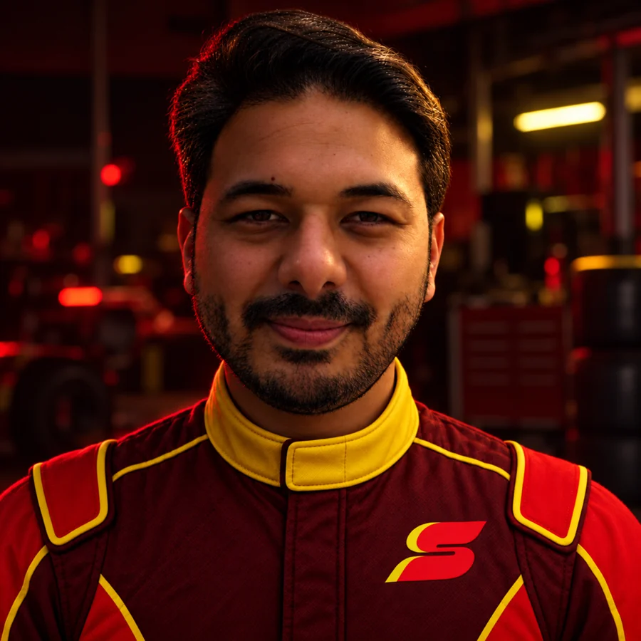 Tim Rosenberg in the Speed Styles race suit
